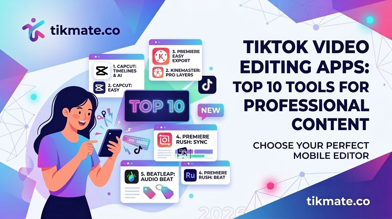 TikTok Video Editing Apps: Top 10 Tools for Professional Content